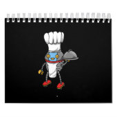 Calendrier Conception graphique de Humour Robot Chef - Cuisin (Protection)