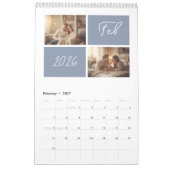 Calendrier Conception personnalisée de photo minimaliste mode (Feb 2027)
