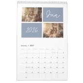 Calendrier Conception personnalisée de photo minimaliste mode (Jan 2027)