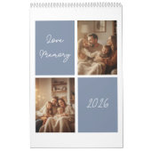 Calendrier Conception personnalisée de photo minimaliste mode (Protection)