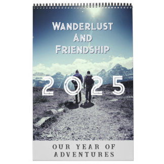 Calendrier Concevez votre propre 2025 Photo Friends Travel