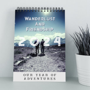 Calendrier Concevez votre propre photo 2024 Amis Voyage