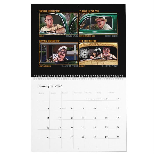 Calendrier Conduis-Moi Des Noix ! -Calendrier (Jan 2026)