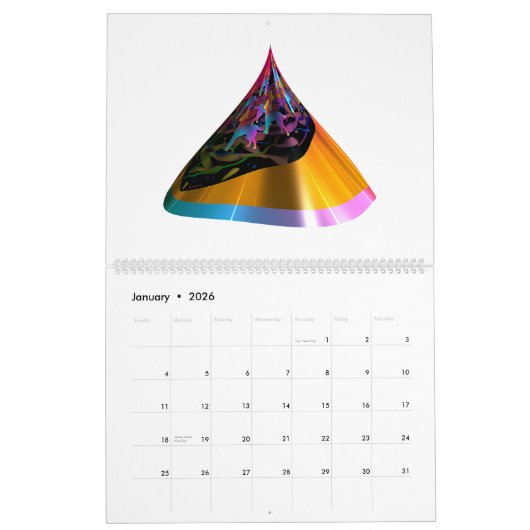 Calendrier Cônes Et Pyramides (Jan 2026)