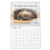 Calendrier confortable 2019 de chats (Feb 2026)