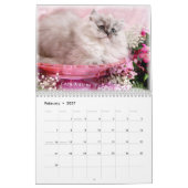 Calendrier confortable de 2010 chatons - customisé (Feb 2027)