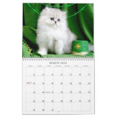 Calendrier confortable de chatons (Mar 2026)