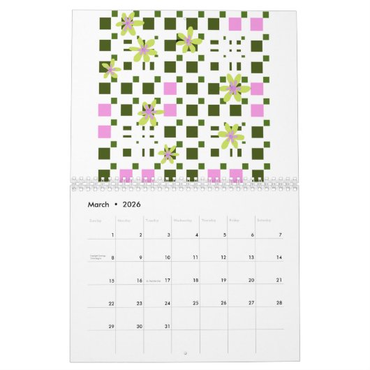 Calendrier Conserver La Foi - Confiance En L'Eternel (Vert Ro (Mar 2026)