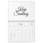 Calendrier Continuez à sourire, faites semblant que ce n'est  (Feb 2027)