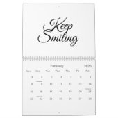 Calendrier Continuez à sourire, faites semblant que ce n'est  (Feb 2026)