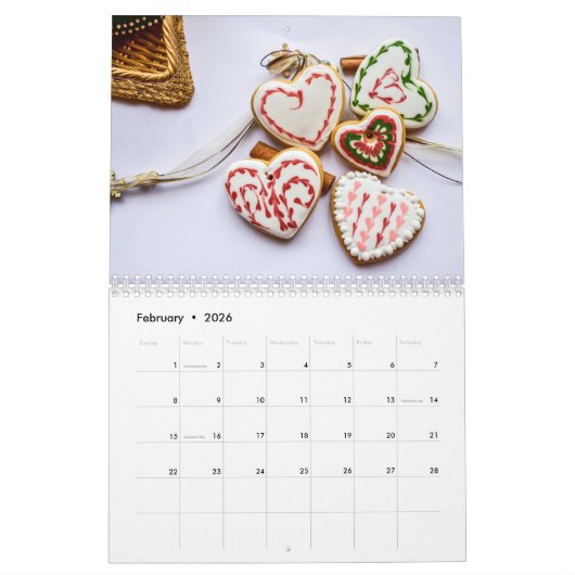 Calendrier Cookie Joy All Year Long – 12‑Month (Feb 2026)