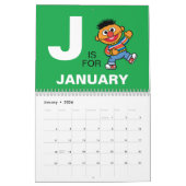 Calendrier Cookies Monster Sesame Street | Ajouter Votre Nom (Jan 2026)