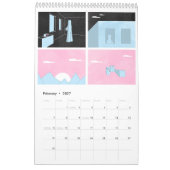 Calendrier Cool cat Blue 2026 (Feb 2027)