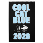 Calendrier Cool cat Blue 2026 (Protection)