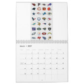 CALENDRIER COOL NFL CALENDER (Mar 2027)