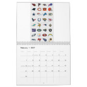 CALENDRIER COOL NFL CALENDER (Feb 2027)