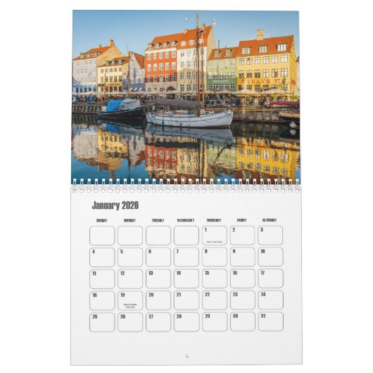 Calendrier Copenhagen-Denmark Calendar (Jan 2026)
