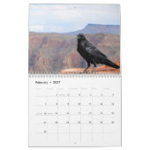 Calendrier Corbeau 2025 (Feb 2027)