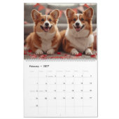 Calendrier Corgi 2026 | Calendrier mural 12 mois (Feb 2027)