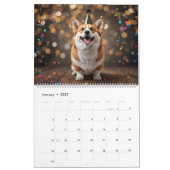 Calendrier Corgi 2026 | Calendrier mural 12 mois (Jan 2027)