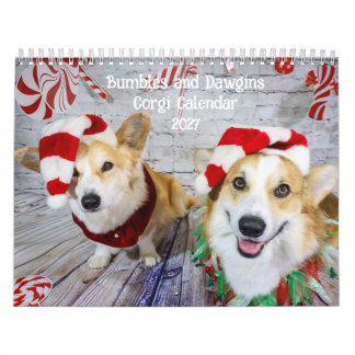 Calendrier Corgi de Bumbles et Dawgins 2027