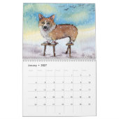 Calendrier Corgi Joy - Chiens de corgi jouissant d (Jan 2027)