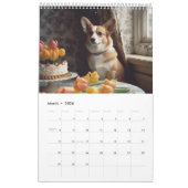 Calendrier Corgi mignon. 2024 (Mar 2026)