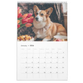 Calendrier Corgi mignon. 2024 (Jan 2026)