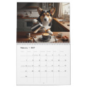 Calendrier Corgis avec du Café ! (Feb 2027)