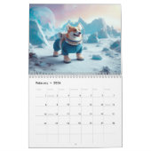 Calendrier Corgis dans l'espace (Feb 2026)