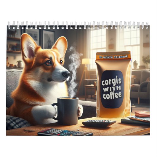 Calendrier Corgis with Coffee! (Protection)