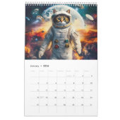 Calendrier Cosmic Cats - 2026 Space Explorer Calendar (Jan 2026)