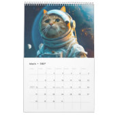 Calendrier Cosmic Cats - Explorateur spatial 2026 (Mar 2027)