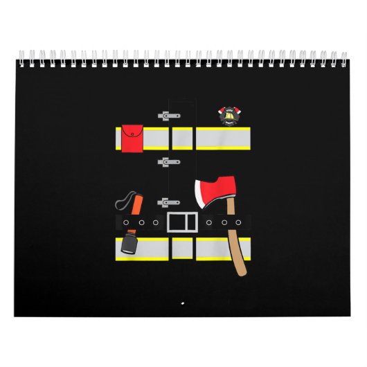 Calendrier Costume de pompier uniforme pompier Halloween do-i (Protection)