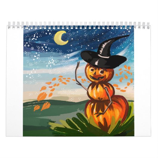 Calendrier costume d'halloween mignon (Protection)