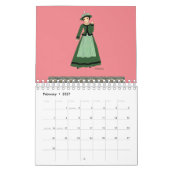 Calendrier Costumes traditionnels de SUISSE (Feb 2027)