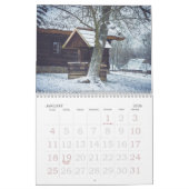 Calendrier Cosy gîte de campagne avec jardin (Jan 2026)
