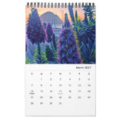 Calendrier côtier de Californie 2026 (Mar 2027)