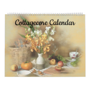 Calendrier Cottagecore Pays Nature Calme Couleurs Dreamy
