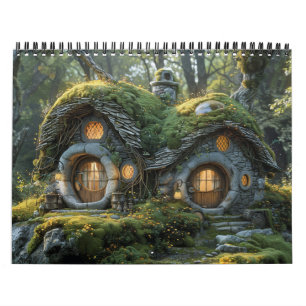 Calendrier Cottages de la forêt de bois