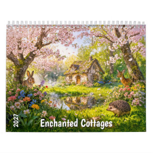 Calendrier Cottages Enchantés – Une Année d'Animaux & Petite