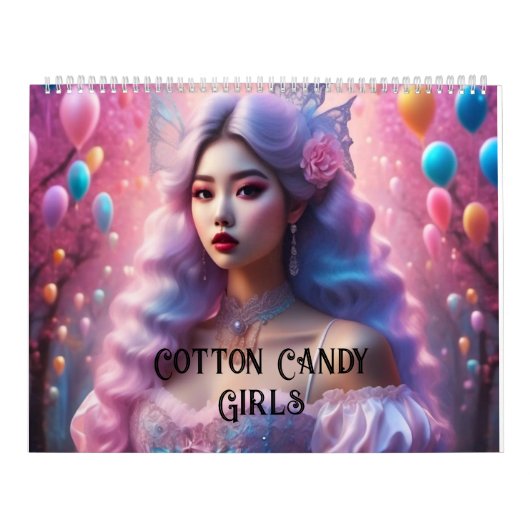 Calendrier Cotton Candy Girls par Ivy and Bat Fine Art (Protection)