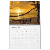 Calendrier Coucher de soleil de Siquijor Taille S-L (Feb 2026)