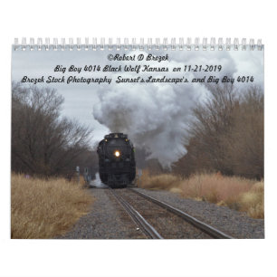 Calendrier coucher de soleil, paysages, Big Boy,