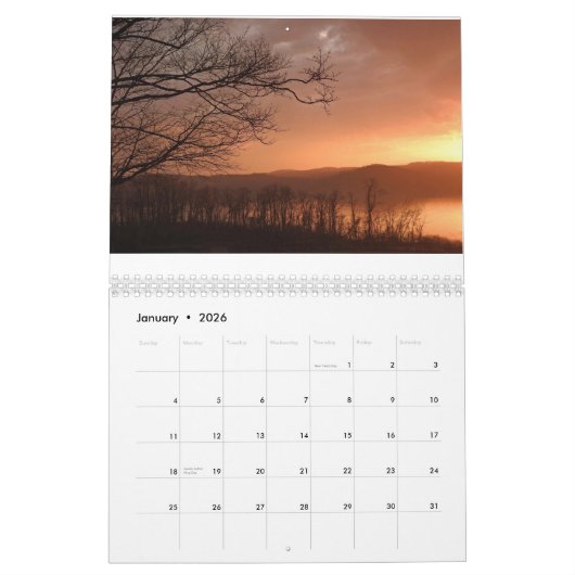 Calendrier Coucher du soleil (Jan 2026)