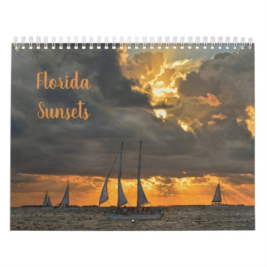 Calendrier Couchers de soleil de Floride (Protection)
