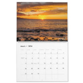 Calendrier Couchers de soleil sur la plage de Maui (Mar 2026)