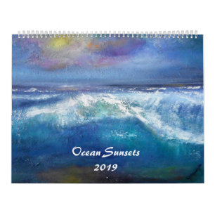 Calendrier Couchers du soleil 2019 d'océan