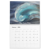 Calendrier Couchers du soleil 2019 d'océan (Feb 2026)