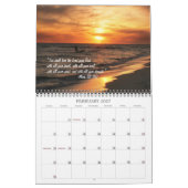Calendrier Couchers du soleil avec Dieu (Feb 2027)